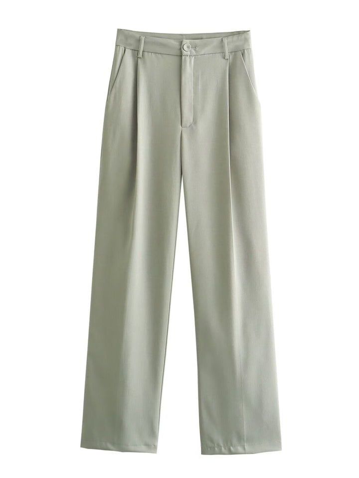 Co-Ord Set - Vida ben - Hög midja - Set med kavaj och byxor - Damkläder