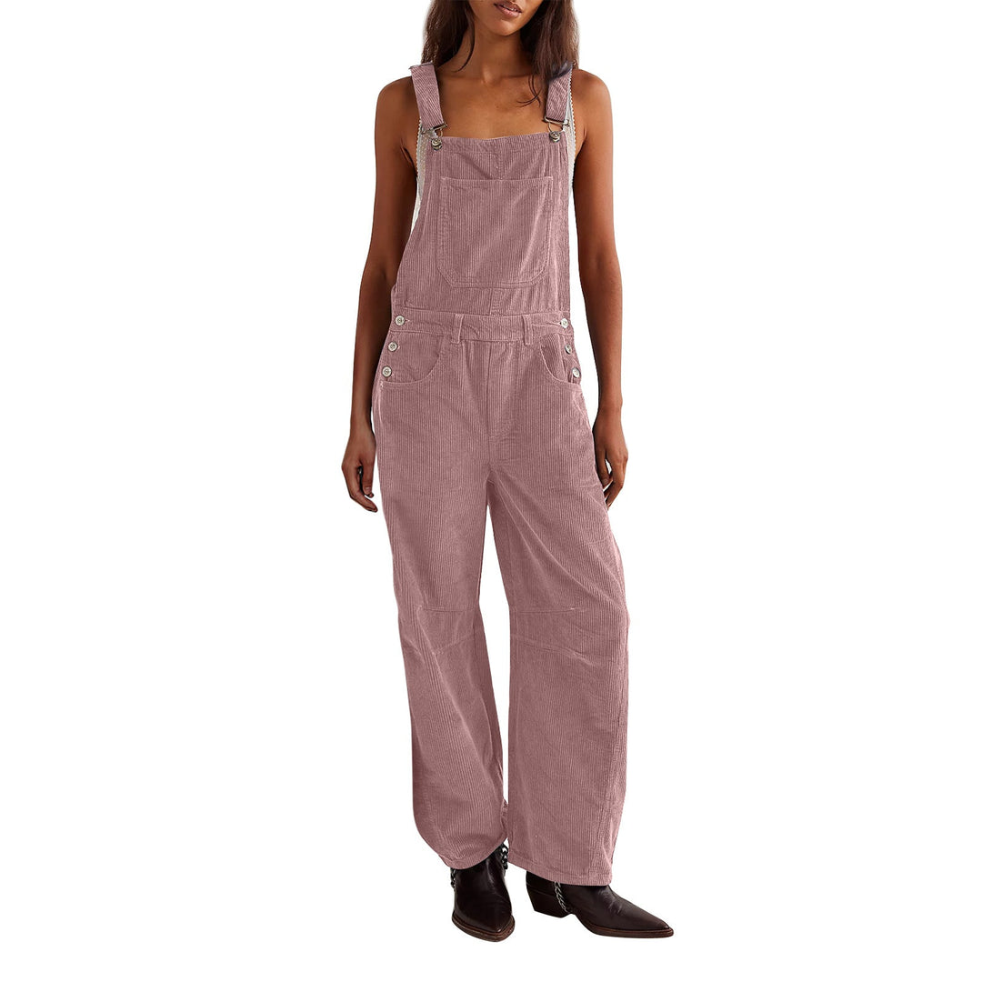 Corduroy Dungarees | Ärmlös | Jumpsuit | Cord Overalls | Damkläder