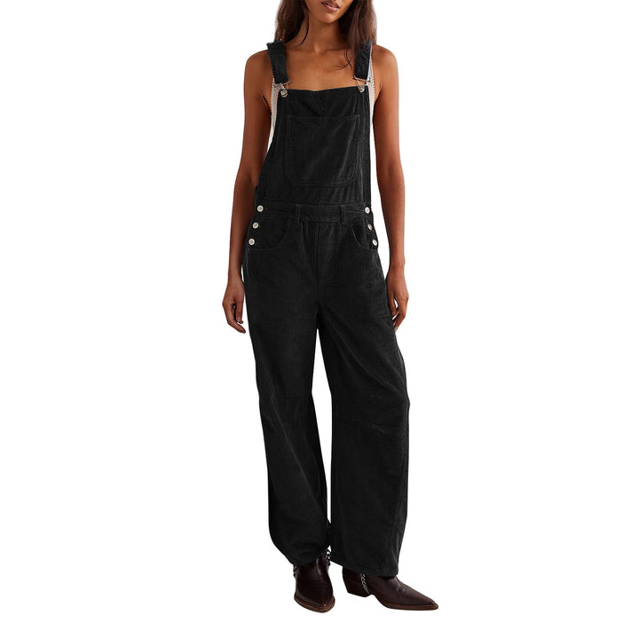 Corduroy Dungarees | Ärmlös | Jumpsuit | Cord Overalls | Damkläder