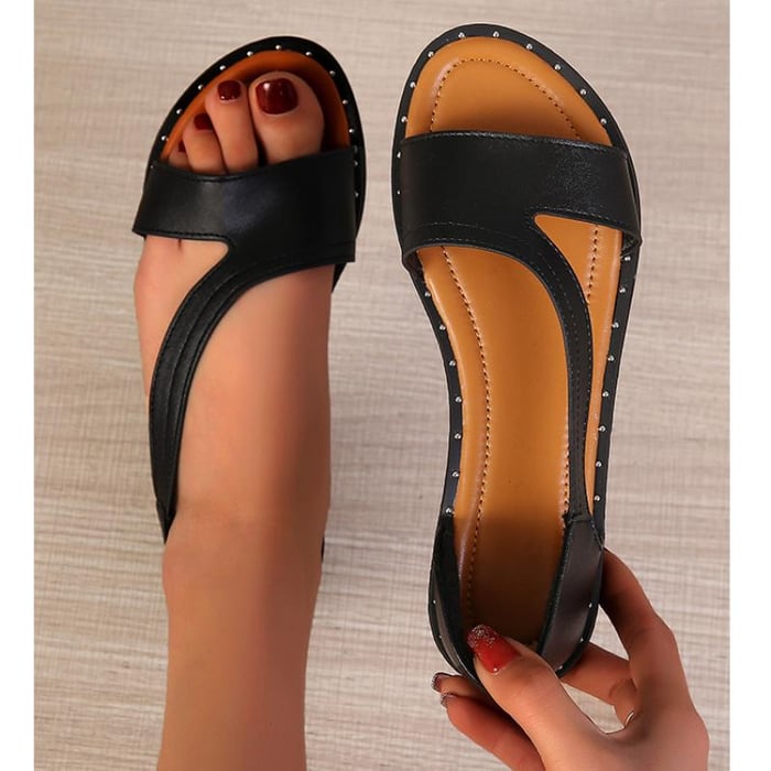 Dam Sandaler | Slip-On | Peep Toe | Platta sandaler | Ortopediska sandaler