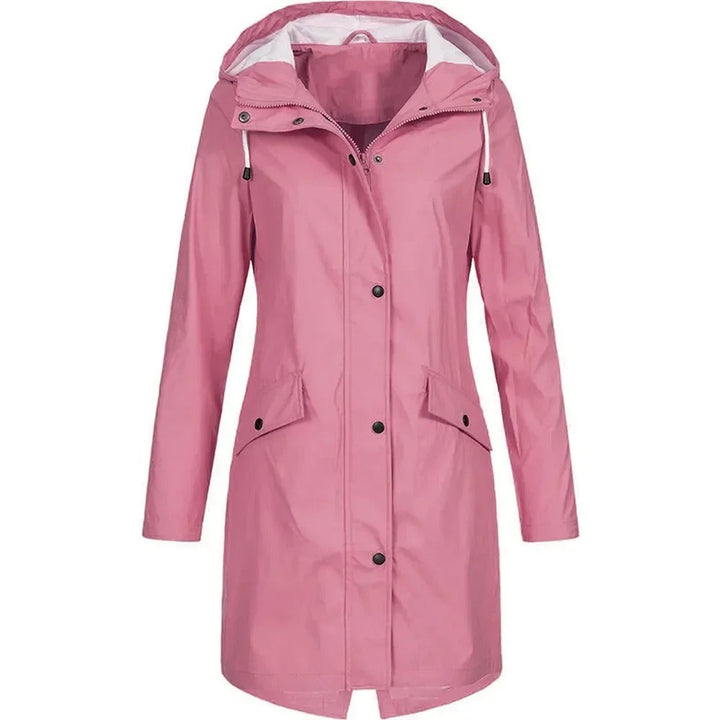 Dam Windbreaker Trenchcoat med Vattentät Funktion