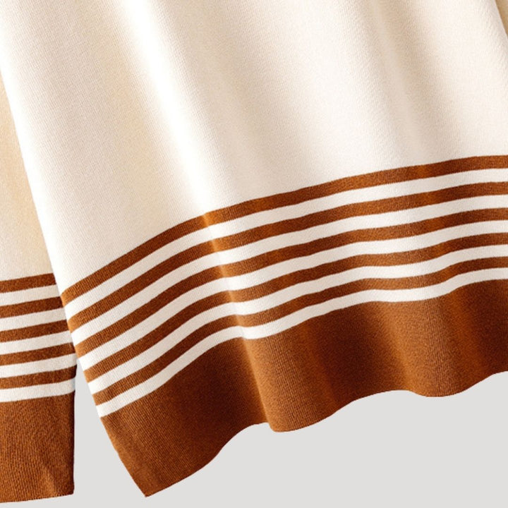 Dam mysdress set med oversized tröja och byxor bekväma