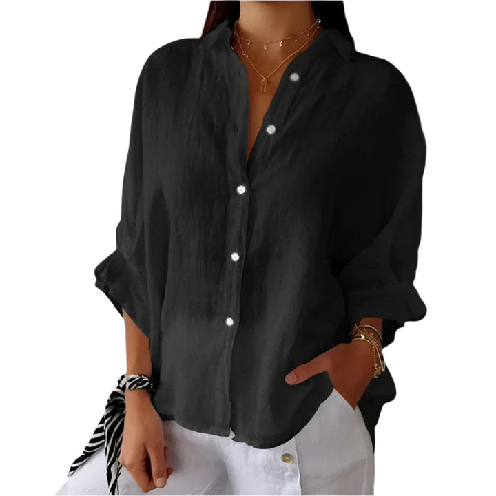 Dam Blus med Minimalistisk Design
