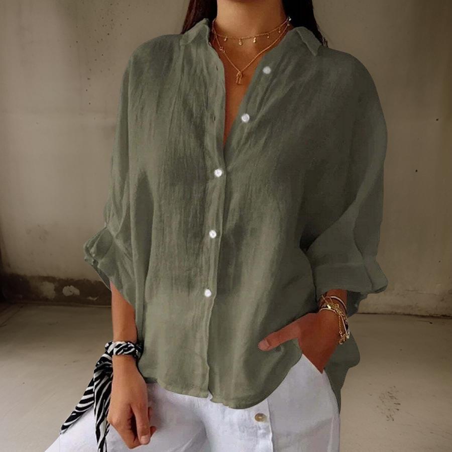 Dam Blus med Minimalistisk Design