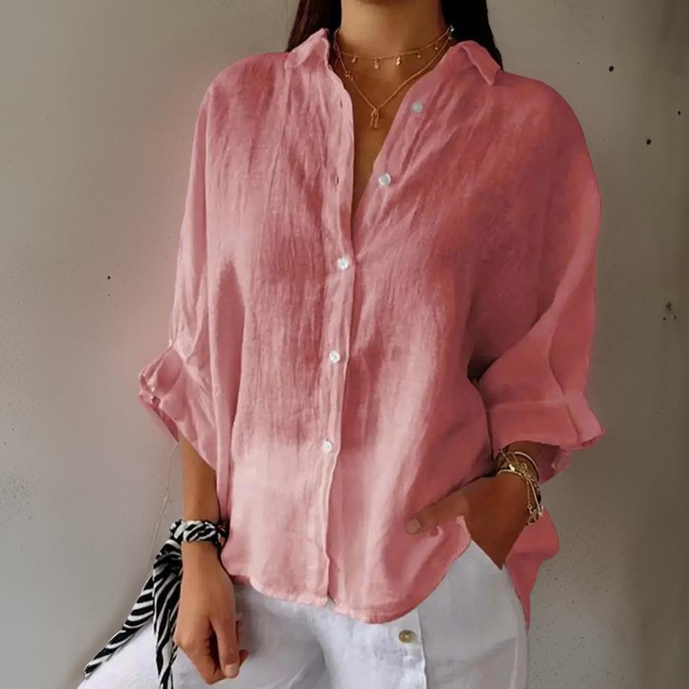 Dam Blus med Minimalistisk Design