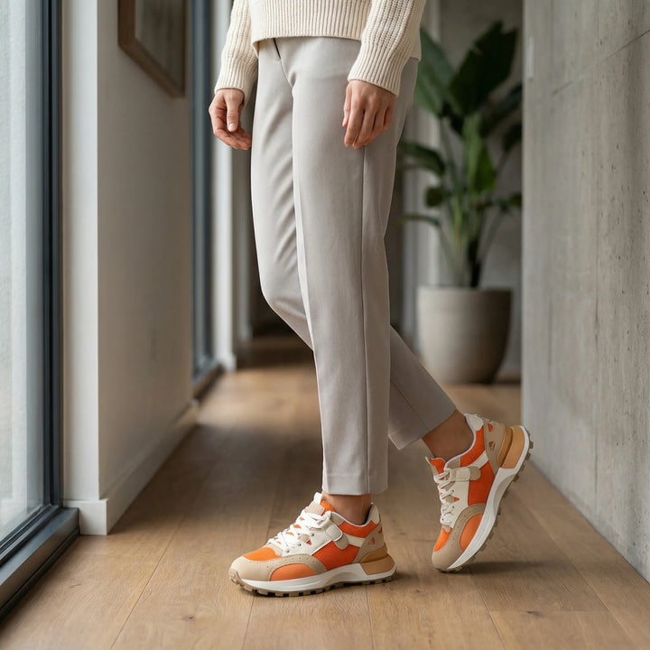 Damsneaker i color-block-design - Camille