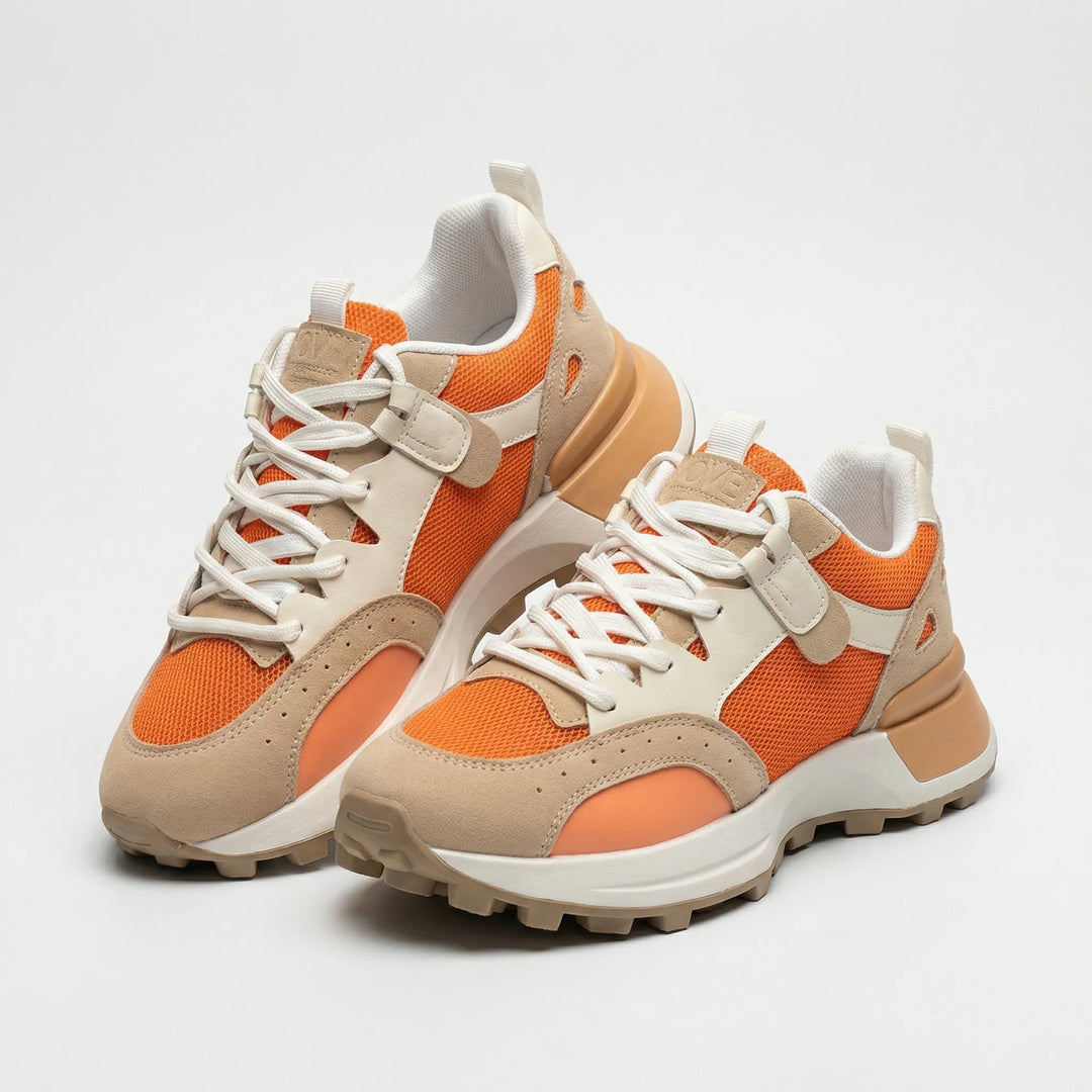 Damsneaker i color-block-design - Camille