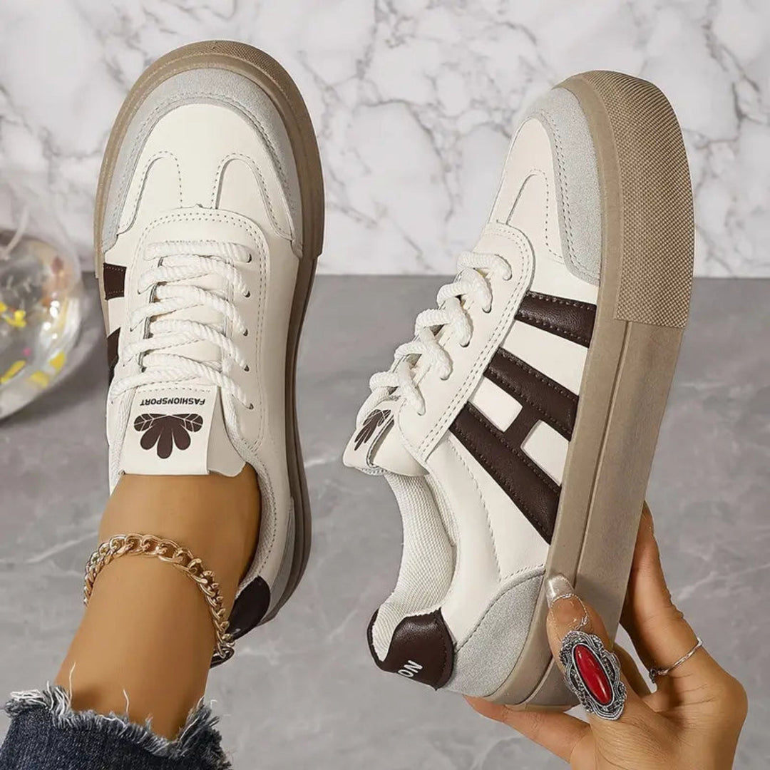 Damskor | 3-stripes | Snörning | Vita sneakers | Damskor