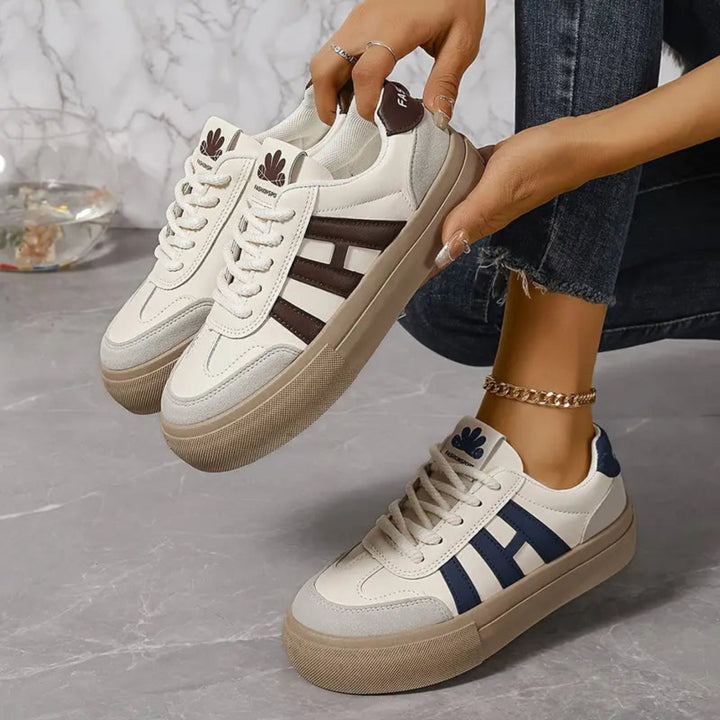 Damskor | 3-stripes | Snörning | Vita sneakers | Damskor