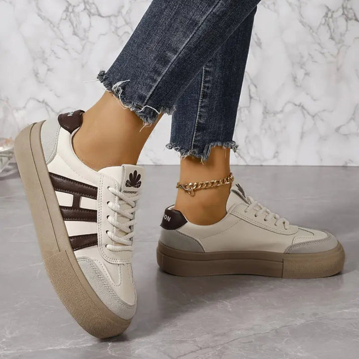 Damskor | 3-stripes | Snörning | Vita sneakers | Damskor