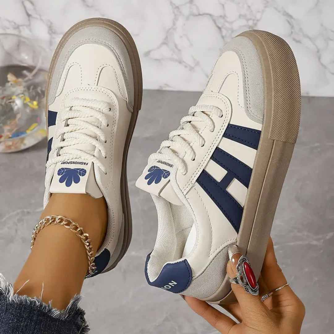 Damskor | 3-stripes | Snörning | Vita sneakers | Damskor