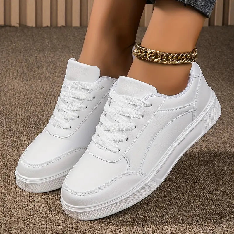 Damskor - Lace Up - Lättvikt - Skate-skor - Sneakers Låg