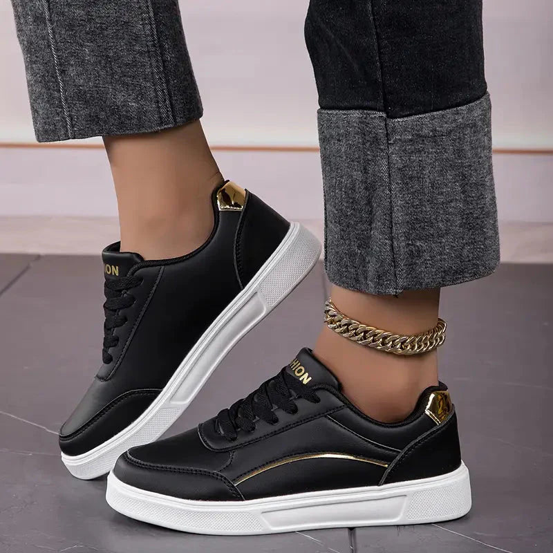 Damskor - Lace Up - Lättvikt - Skate-skor - Sneakers Låg
