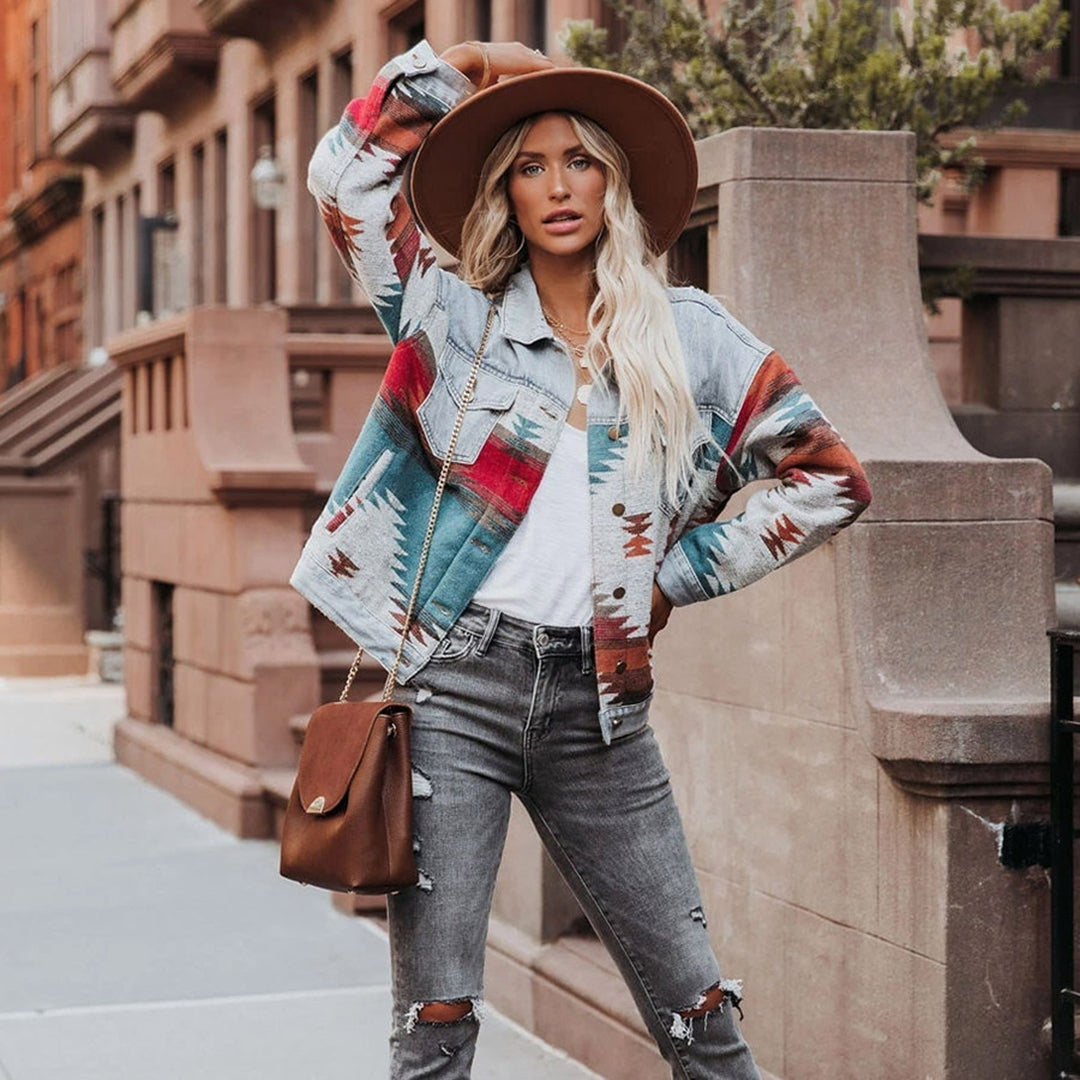 Denimjacka | Vintage | Ljusblå | Oversized Denimjacka | Damjacka