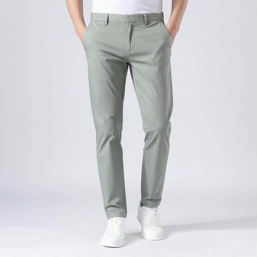 Elastisk slim fit-byxa - Larry