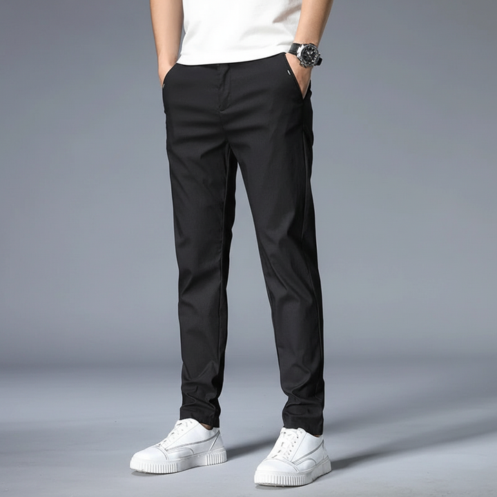 Elastisk slim fit-byxa - Larry