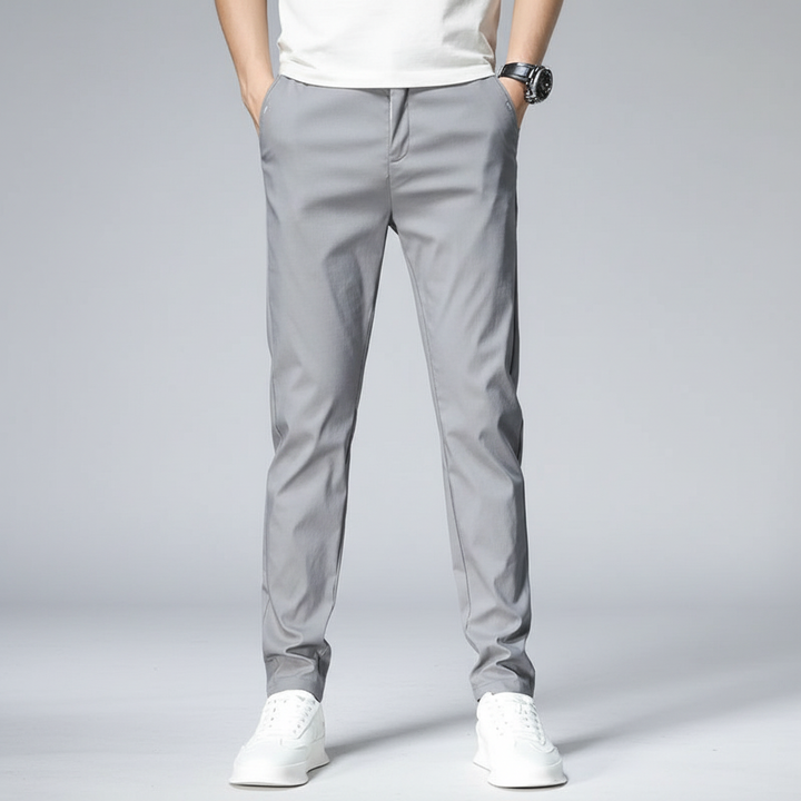 Elastisk slim fit-byxa - Larry
