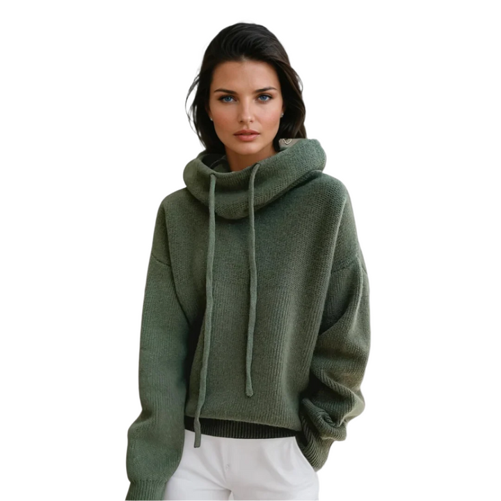 Dam Turtleneck Tröja - Elegant Stil och Komfort