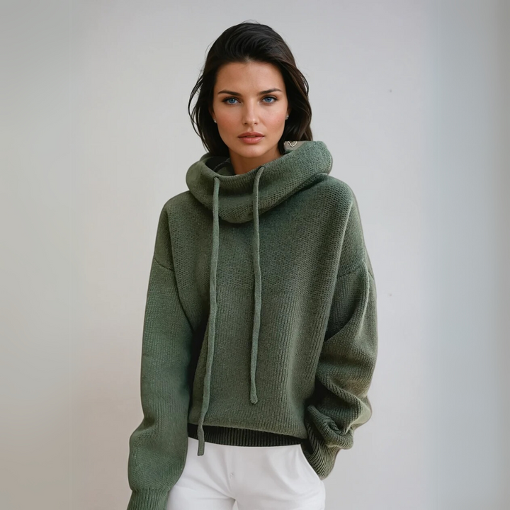Dam Turtleneck Tröja - Elegant Stil och Komfort