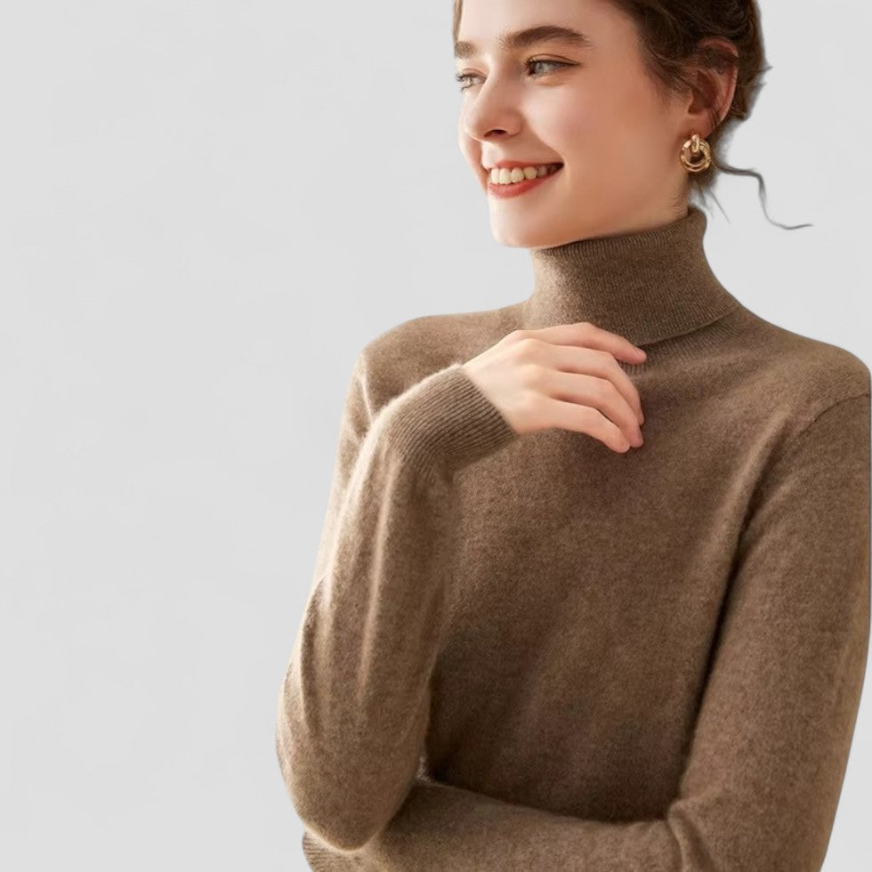 Damtröja Turtleneck Stilren