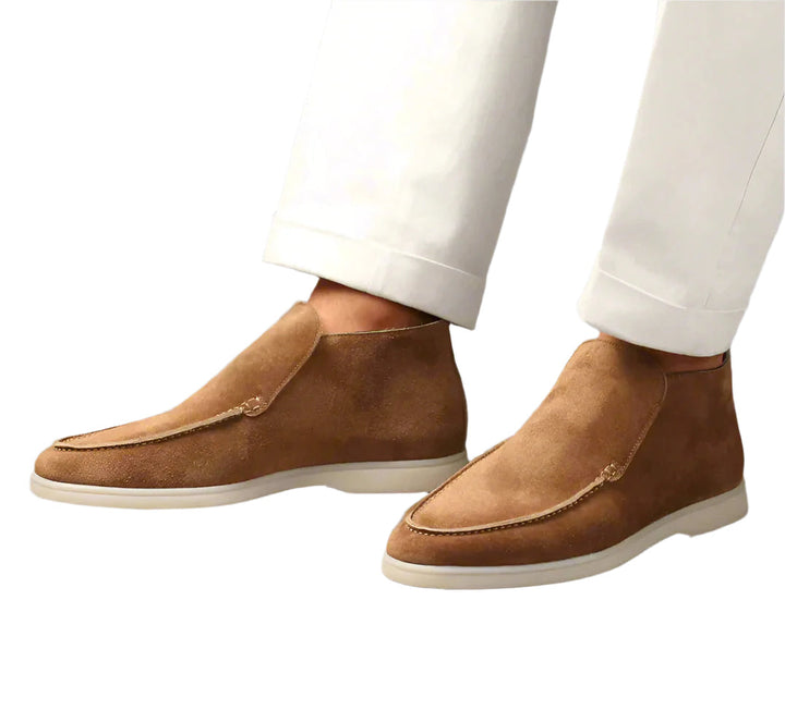 Herrloafers med elegant stil och lättviktssula