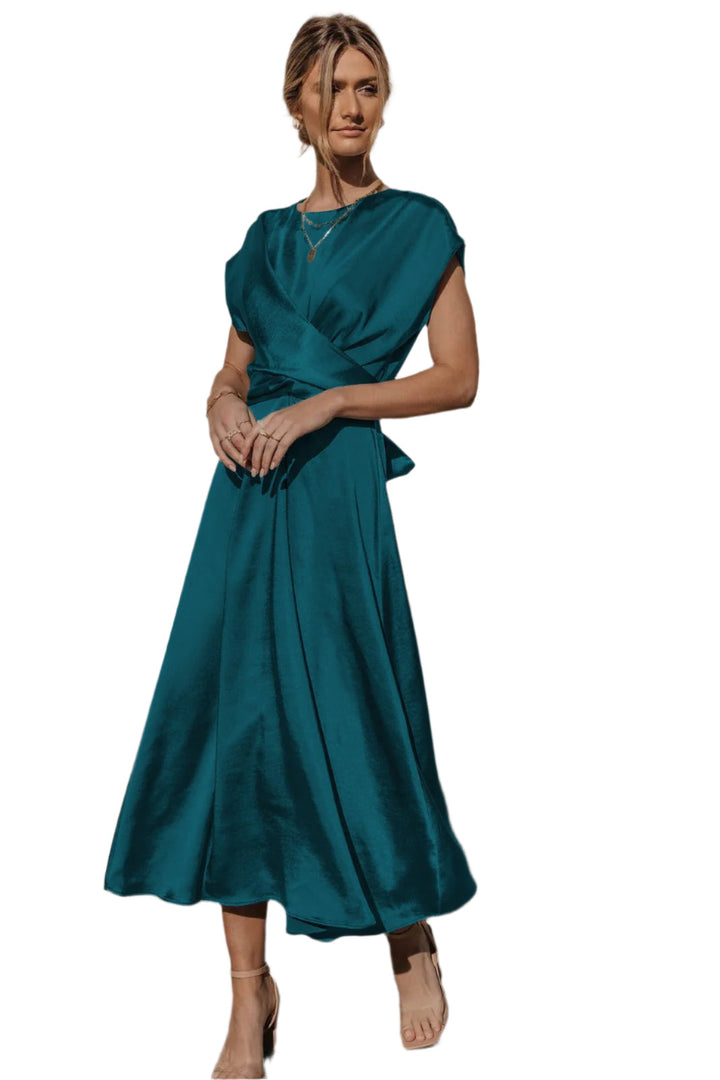 Kvinnors Midi Klänning Lagerdesign Andningsbar Look
