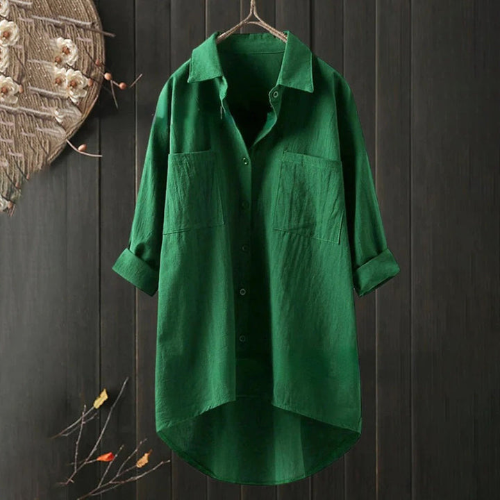 Elegant damblus med knappar - Roxanne