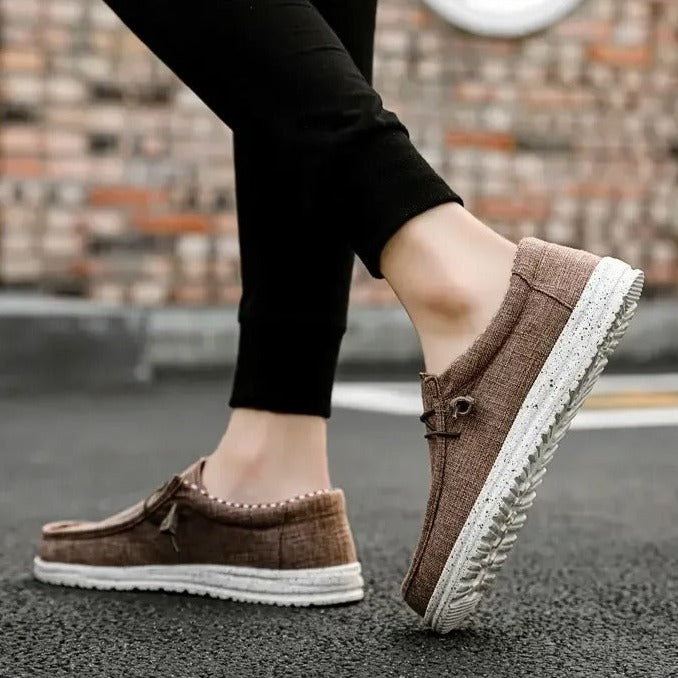 Casual Loafers med snörning för män - Komfort och Stil