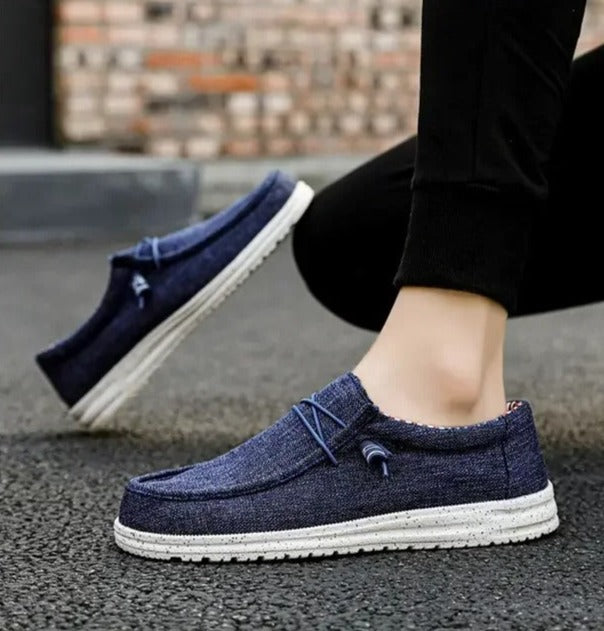 Casual Loafers med snörning för män - Komfort och Stil
