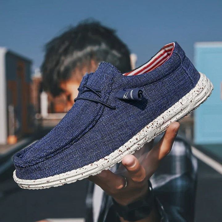 Casual Loafers med snörning för män - Komfort och Stil