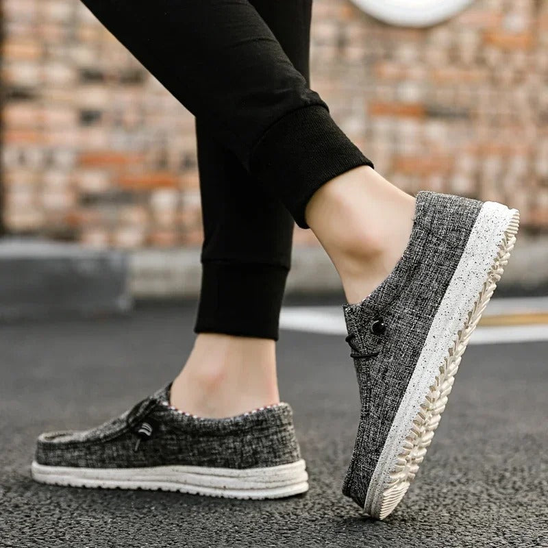Casual Loafers med snörning för män - Komfort och Stil