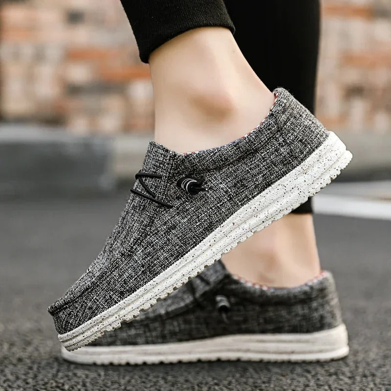 Casual Loafers med snörning för män - Komfort och Stil