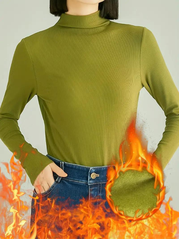 Ellinora Skjorta | Termoskjorta med turtleneck för kvinnor
