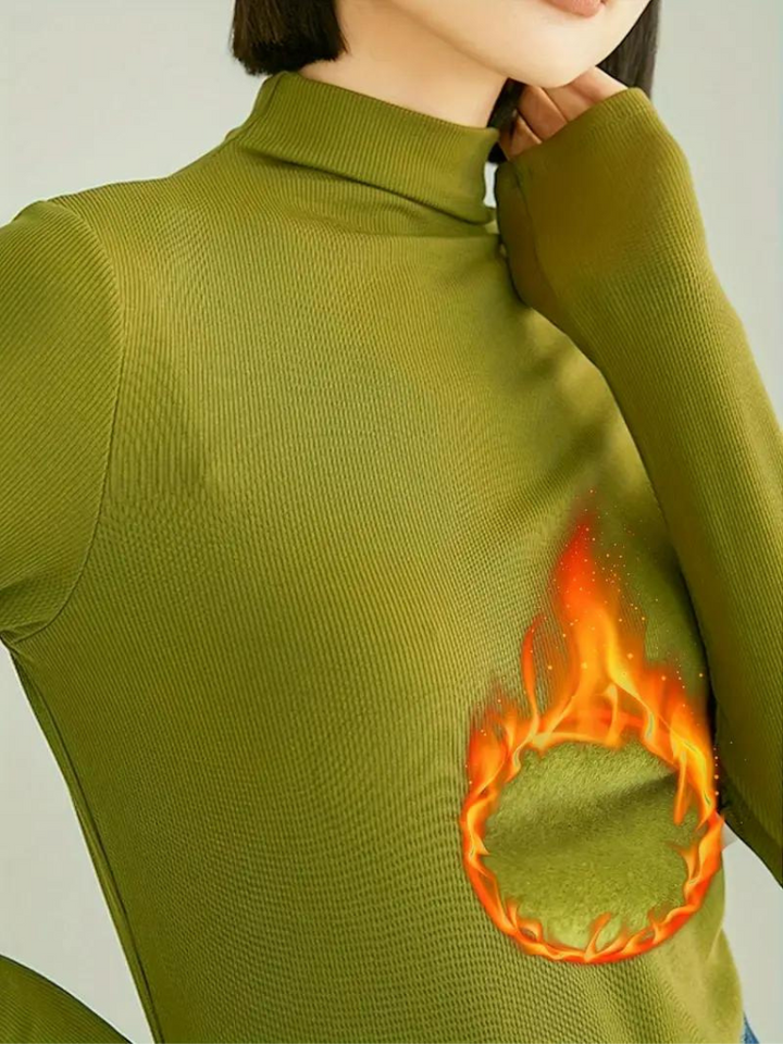 Ellinora Skjorta | Termoskjorta med turtleneck för kvinnor
