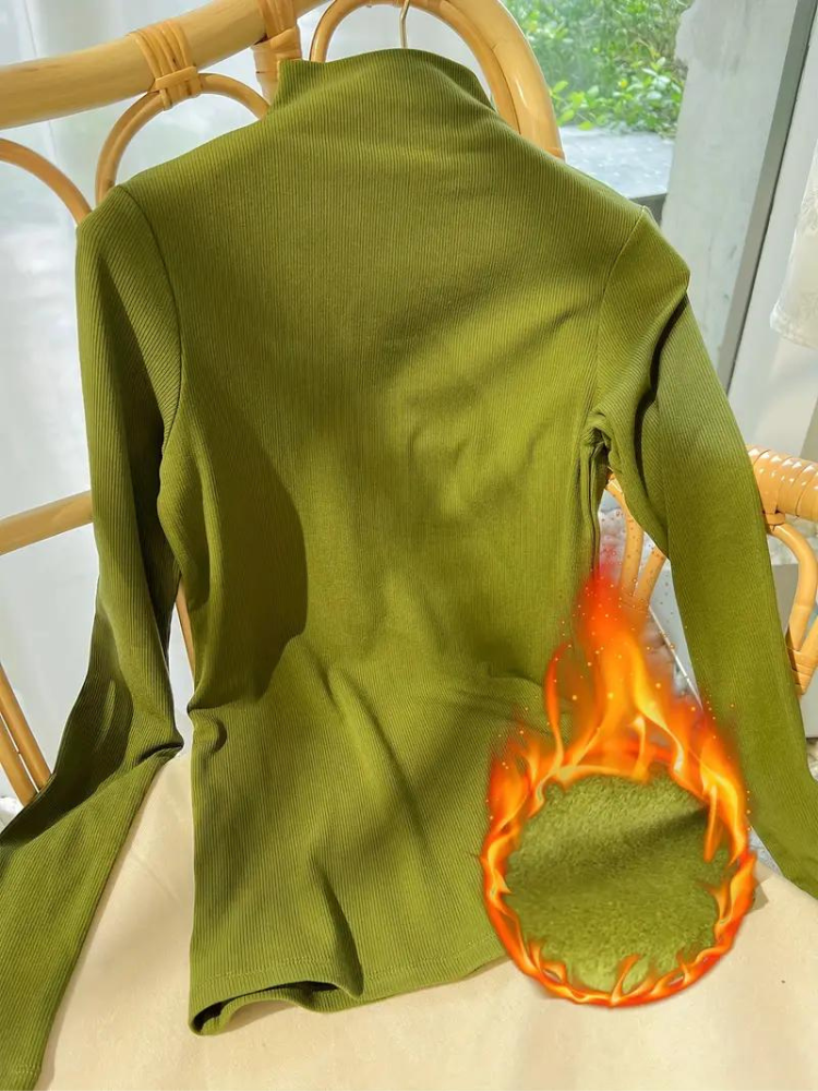 Ellinora Skjorta | Termoskjorta med turtleneck för kvinnor