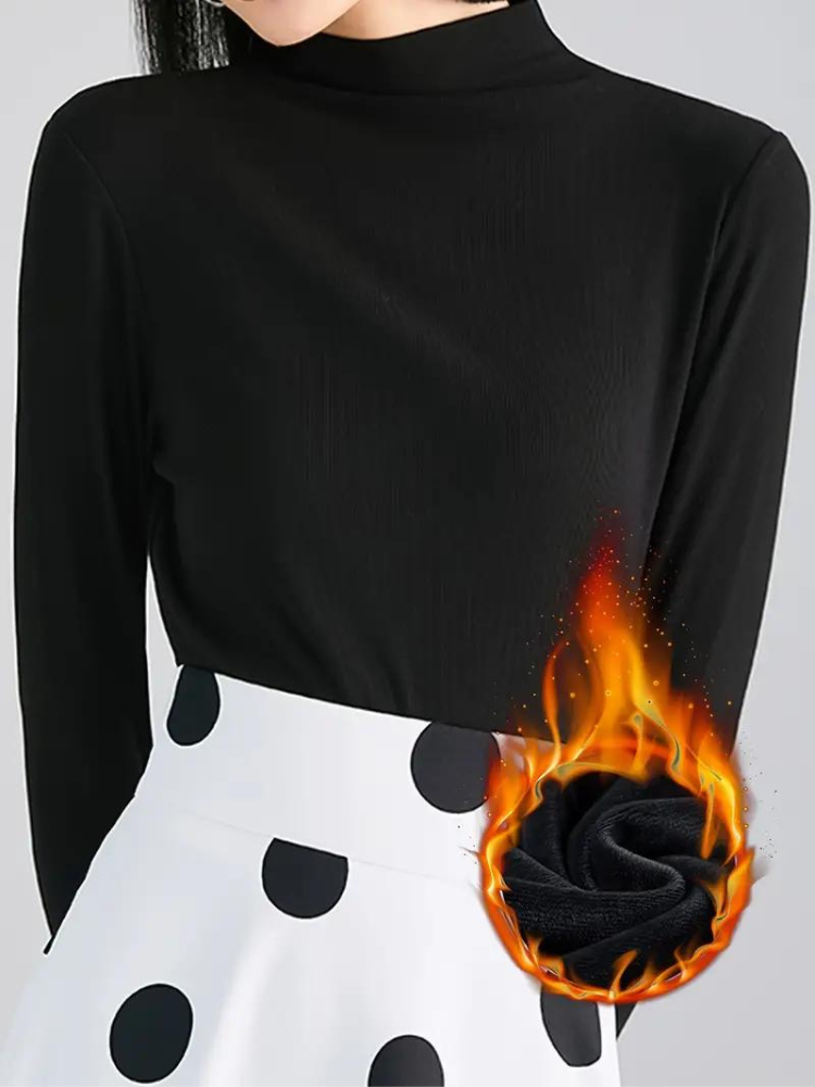 Ellinora Skjorta | Termoskjorta med turtleneck för kvinnor