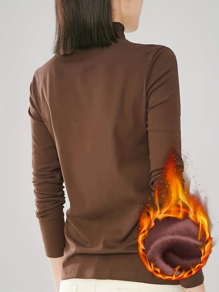 Ellinora Skjorta | Termoskjorta med turtleneck för kvinnor