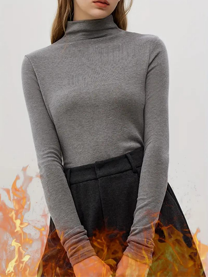 Ellinora Skjorta | Termoskjorta med turtleneck för kvinnor