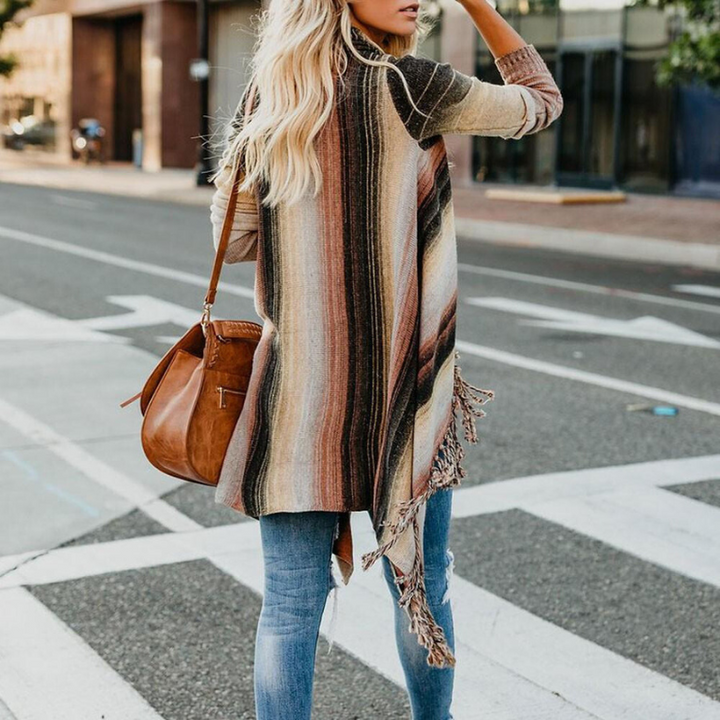 Emery Cardigan | Lång cardigan med tofs för kvinnor