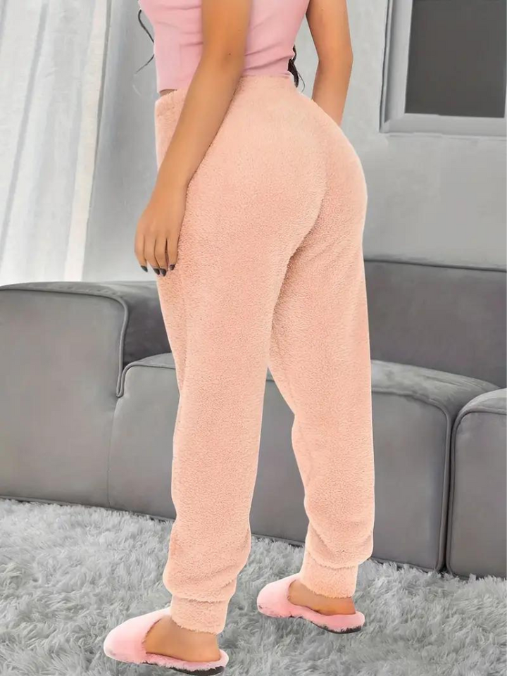 Emily Lounge Byxor | Varma, luddiga pyjamasbyxor för kvinnor