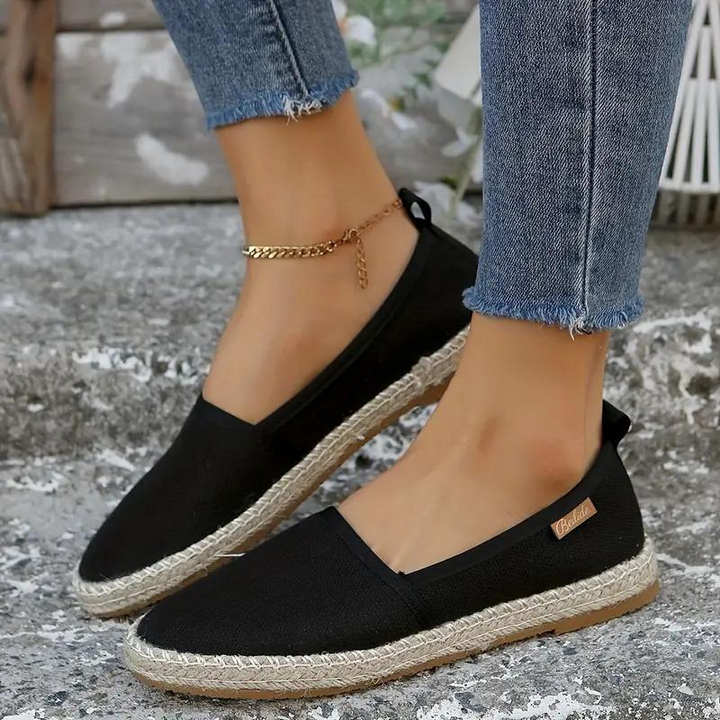 Espadriller, Platta, Lättviktsskor, Canvasskor, Skor för sommaren