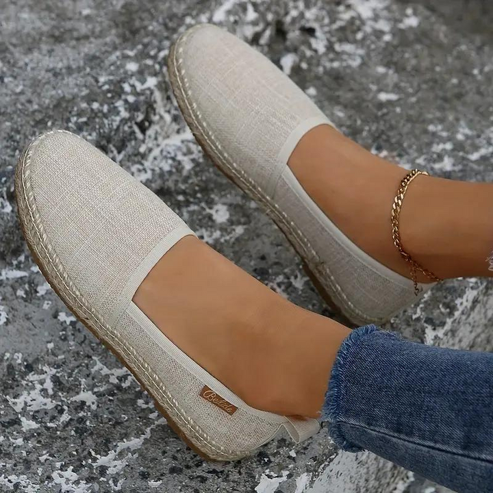 Espadriller, Platta, Lättviktsskor, Canvasskor, Skor för sommaren
