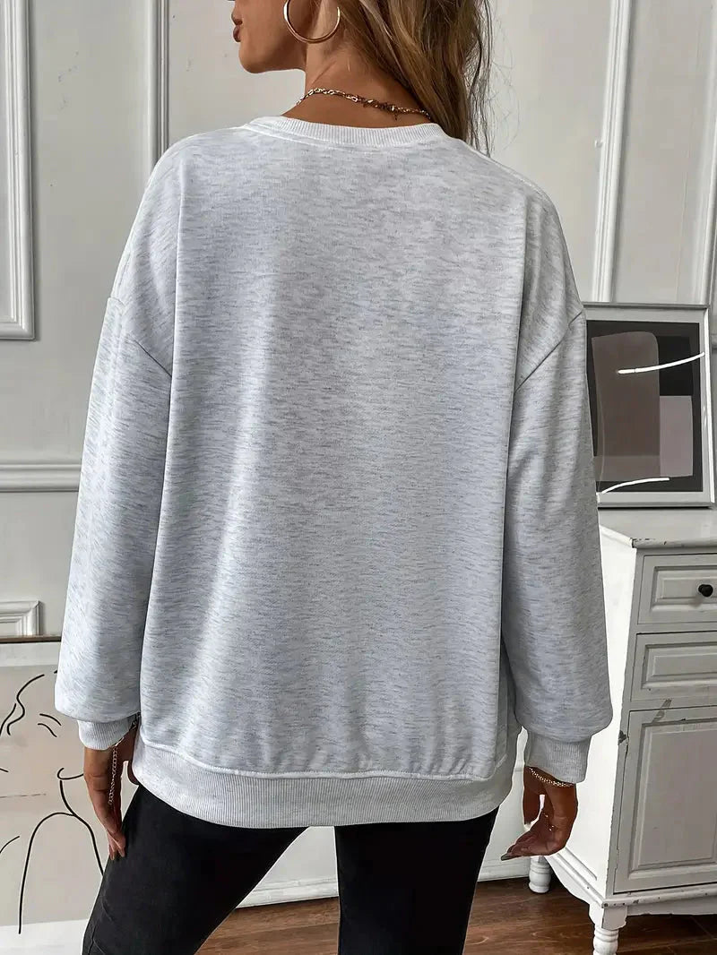 Estelle Tröja | Tröja med tryck för kvinnor