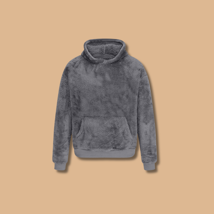 Fleece Hoodie | Mysig | Pullover | Vinter Hoodie | Hoodie för män