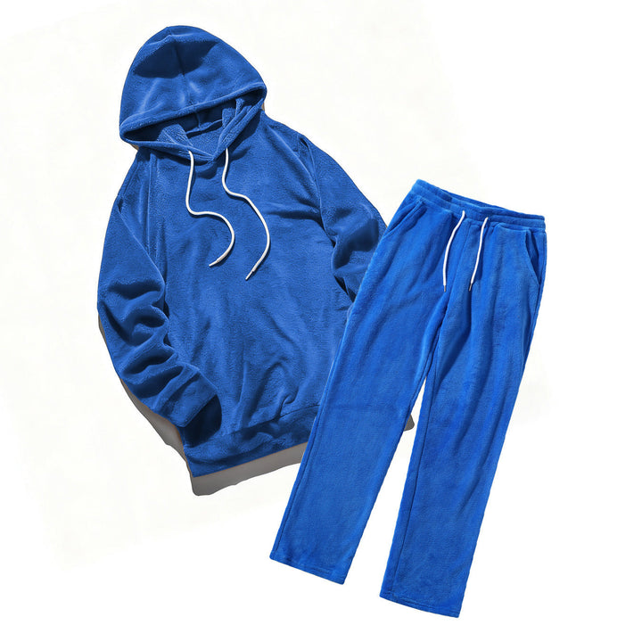 Fleece Loungewear - Bekväm - Fluffig - Hoodie och Sweatpants Set - Tvådelat Set