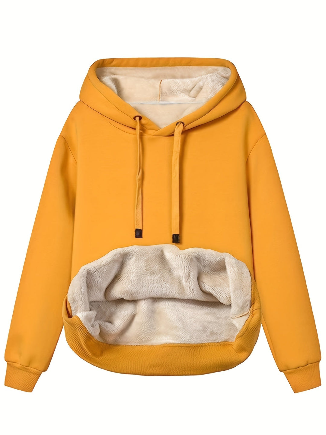 Fleece huvtröja | Varm | Vinter | Pullover Hoodie | Oversized Hoodie