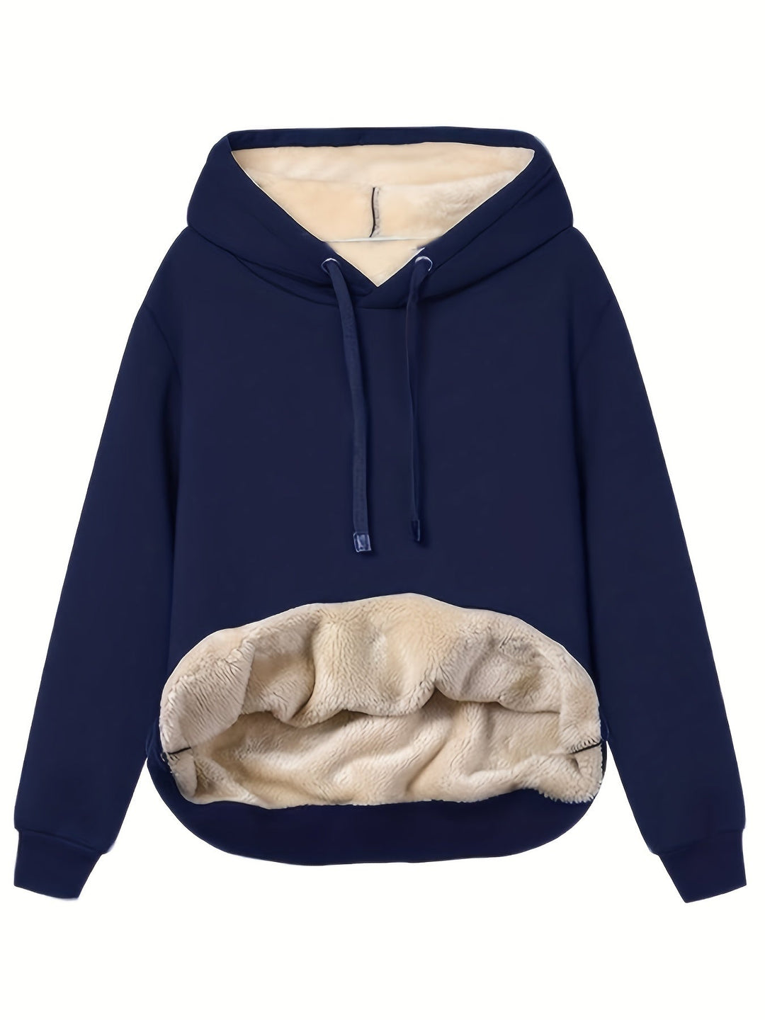 Fleece huvtröja | Varm | Vinter | Pullover Hoodie | Oversized Hoodie