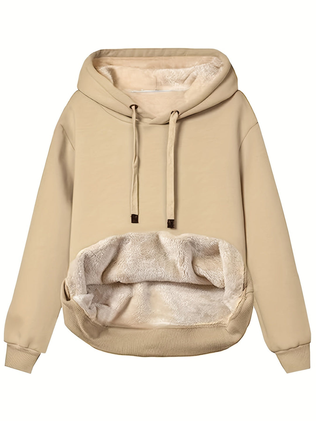 Fleece huvtröja | Varm | Vinter | Pullover Hoodie | Oversized Hoodie