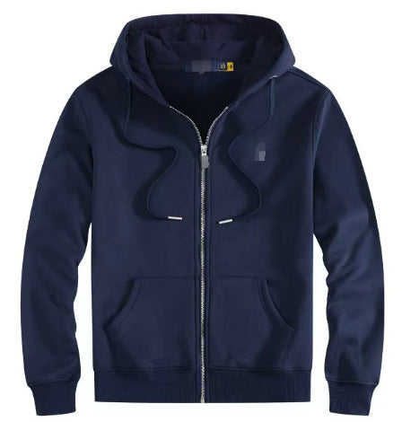 Fleecejacka - Varm - Huva - Fleece med dragkedja - Herrkläder