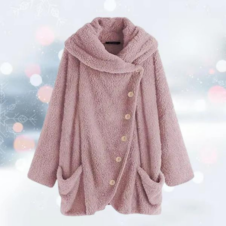 Fleecejacka - Varm Loose Fit Oversized vinterjacka för kvinnor